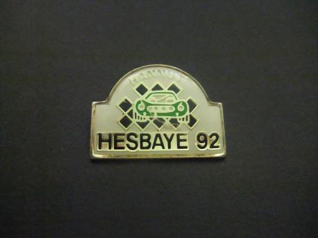 Autorally van Henegouwen Hesbaye België 1992